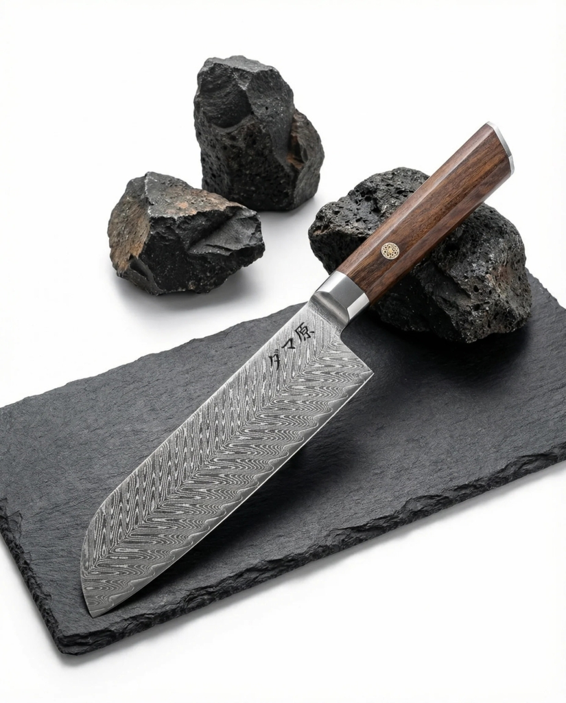Santoku Knife - Kurohana Series