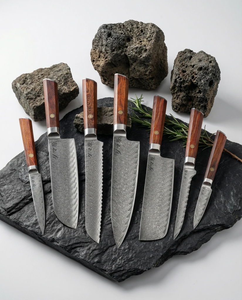 Origin 7-Piece Knife Set – Kurohana Series