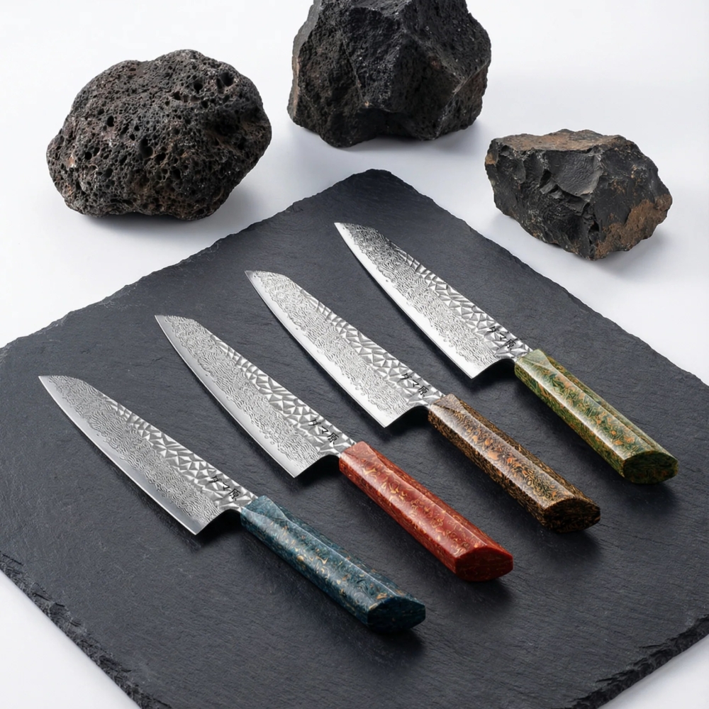 Couteau-japonais-DMS137-kiritsuke-damas-origin-global-1 Gyuto Knife - Hoshi Series