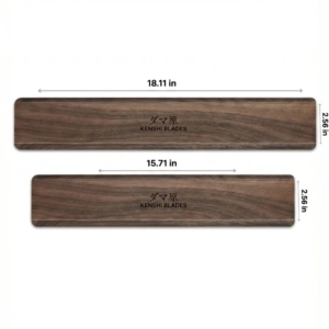 Black Walnut Magnetic Wall Knife Holder