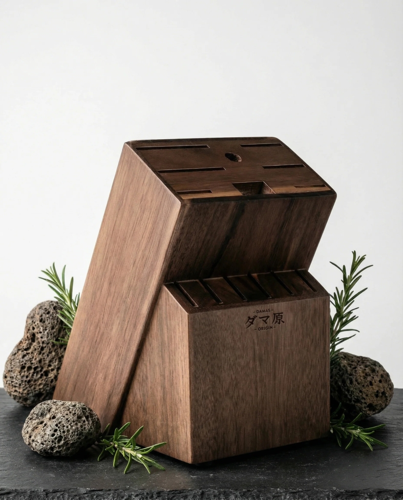 14-Slot Knife Block - Rubberwood